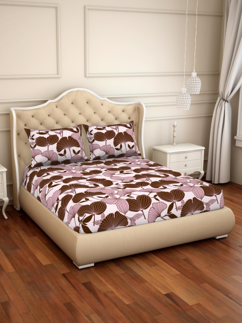 CORE Designed by SPACES Brown Abstract 104 TC Cotton 1 Queen Bedsheet with 2 Pillow Covers
CORE Designed by SPACES Brown Abstract 104 TC Cotton 1 Queen Bedsheet with 2 Pillow Covers