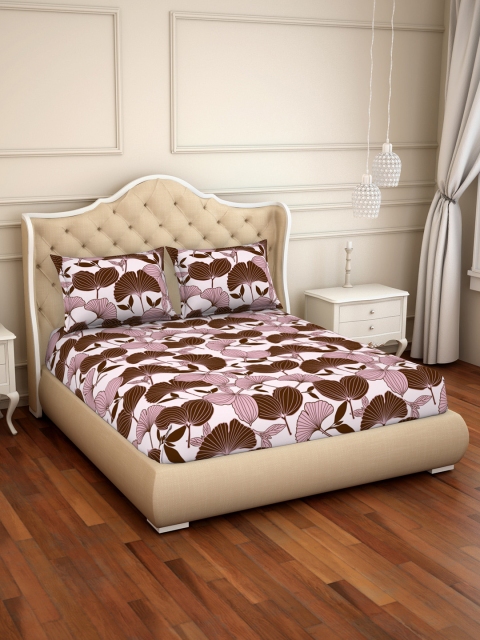 CORE Designed by SPACES Brown Floral 104 TC Cotton 1 Queen Bedsheet with 2 Pillow Covers
CORE Designed by SPACES Brown Floral 104 TC Cotton 1 Queen Bedsheet with 2 Pillow Covers