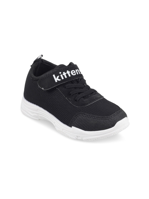 Kittens Boys Black Sneakers