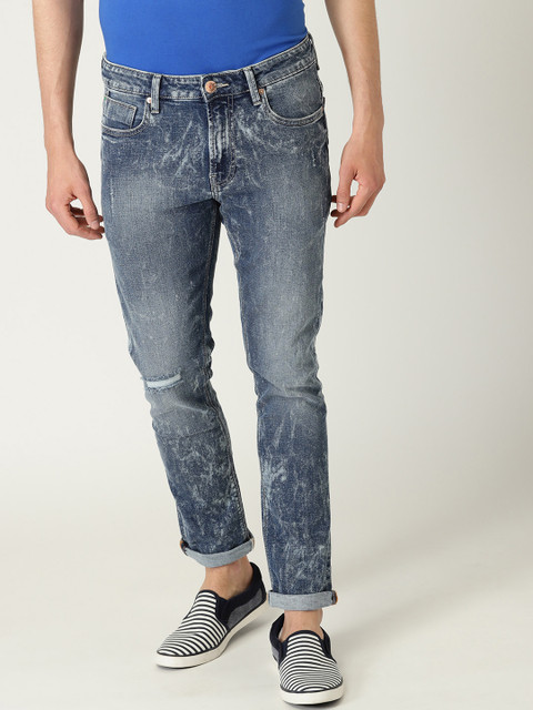 United Colors of Benetton Men Blue Skinny Fit Acid Wash Low Distress Stretchable Jeans
United Colors of Benetton Men Blue Skinny Fit Acid Wash Low Distress Stretchable Jeans