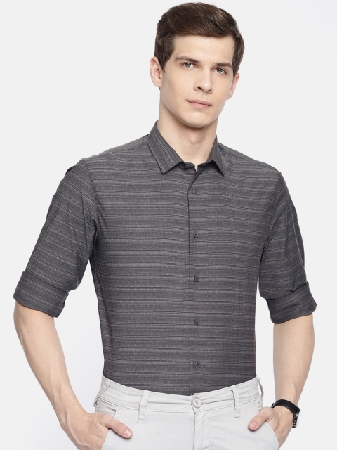 Louis Philippe Ath.Work Men Charcoal Grey & Black Super Slim Fit Striped Formal Shirt
Louis Philippe Ath.Work Men Charcoal Grey & Black Super Slim Fit Striped Formal Shirt