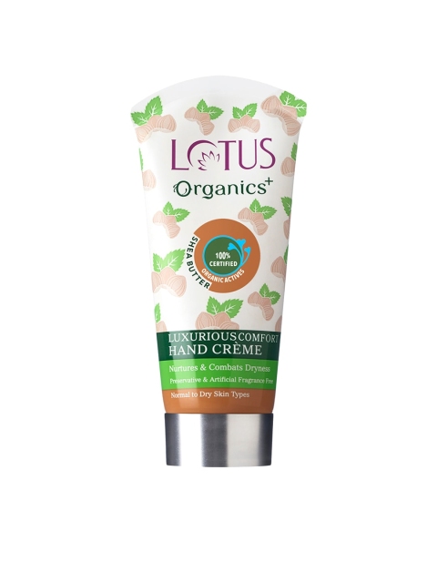 Lotus Organics Sustainable Organics Shea Butter Luxurious Comfort Hand Creme 50g, White
Lotus Organics Sustainable Organics Shea Butter Luxurious Comfort Hand Creme 50g, White