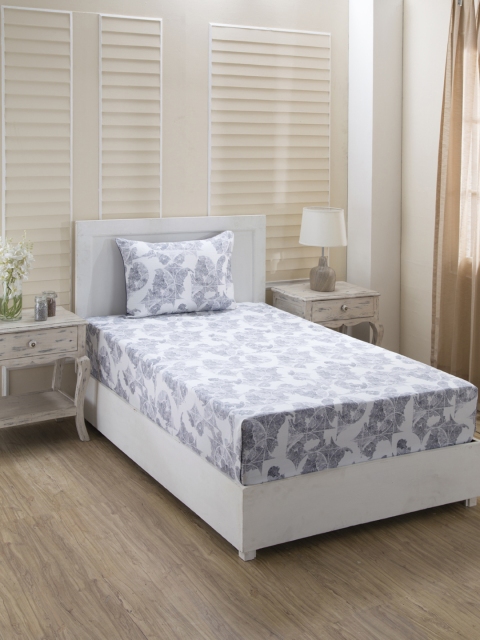 MASPAR Grey & Off-White Graphic 210 TC Cotton 1 Single Bedsheet with 1 Pillow Covers
MASPAR Grey & Off-White Graphic 210 TC Cotton 1 Single Bedsheet with 1 Pillow Covers