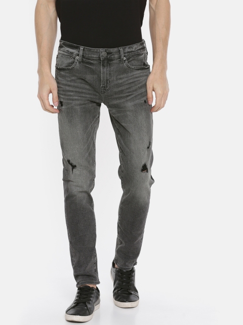 AMERICAN EAGLE OUTFITTERS Men Black Skinny Fit Mid-Rise Mildly Distressed Stretchable Jeans
AMERICAN EAGLE OUTFITTERS Men Black Skinny Fit Mid-Rise Mildly Distressed Stretchable Jeans