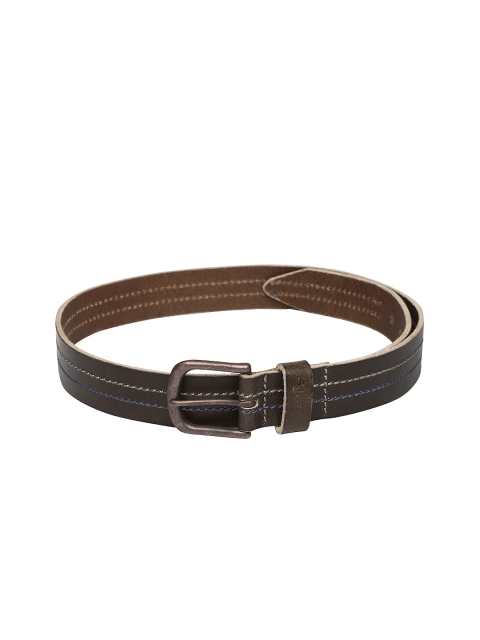 Levi's Men Dark Brown Leather Belt