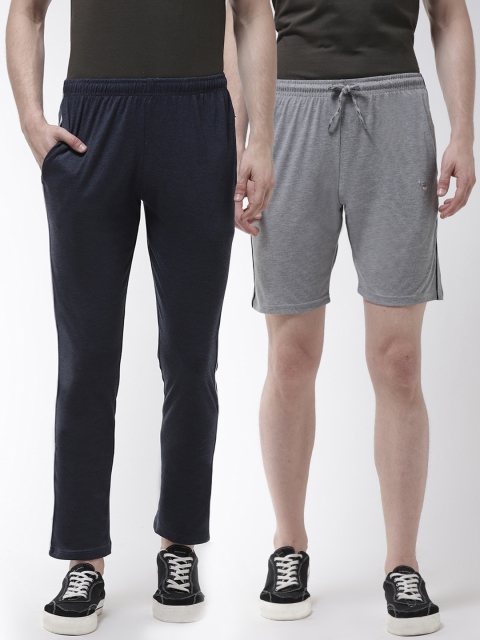 Fort Collins Men Pack of Shorts & Track Pants, Navy blue