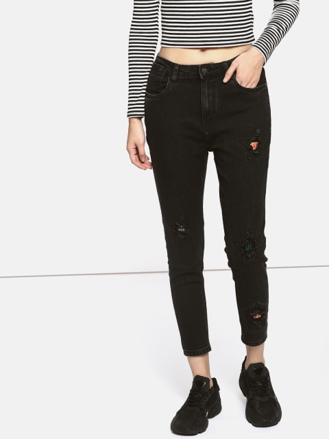 Kook N Keech Marvel Women Black Super Skinny Fit Mid-Rise Mildly Distressed Cropped Jeans
Kook N Keech Marvel Women Black Super Skinny Fit Mid-Rise Mildly Distressed Cropped Jeans