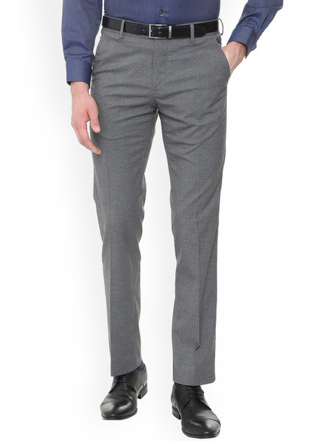 Van Heusen Men Grey Slim Fit Self Design Formal Trousers
Van Heusen Men Grey Slim Fit Self Design Formal Trousers