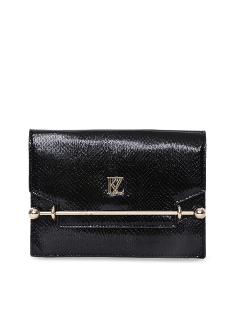 Kazo Black Textured Clutch