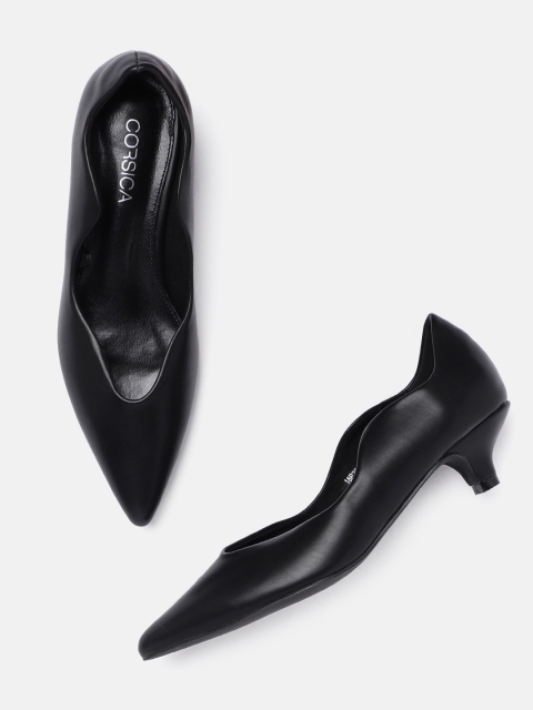 CORSICA Women Black Solid Pumps