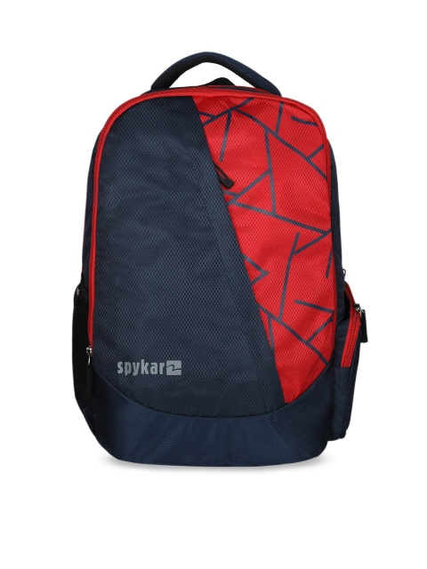SPYKAR Men Red Solid Backpack