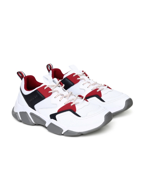 Tommy Hilfiger Men Multicoloured Leather Sneakers, Multi