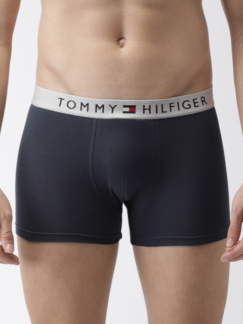 Tommy Hilfiger Men Navy Blue Solid Trunk P9AB4131