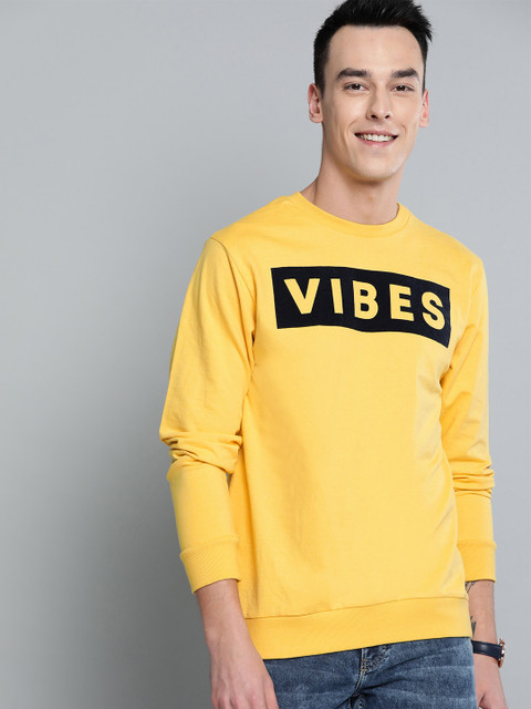 Mast & Harbour Men Yellow Printed Sweatshirt
Mast & Harbour Men Yellow Printed Sweatshirt