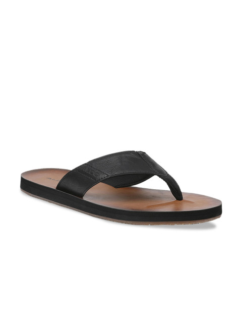 ALDO Men Black Leather Sandals 
ALDO Men Black Leather Sandals