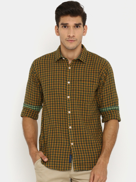 CAVALLO by Linen Club Men Cotton Linen Orange & Green Regular Fit Checked Casual Shirt
CAVALLO by Linen Club Men Cotton Linen Orange & Green Regular Fit Checked Casual Shirt