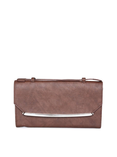 Baggit Women Brown Solid Two Fold Wallet