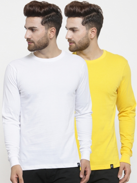 Friskers Men Pack of Two T-shirts, White