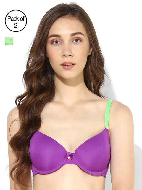 Candyskin Heavily Padded and Demi Bra Combo CS04-9Black- CS05APink Pack of 2, Green
Candyskin Heavily Padded and Demi Bra Combo CS04-9Black- CS05APink Pack of 2, Green