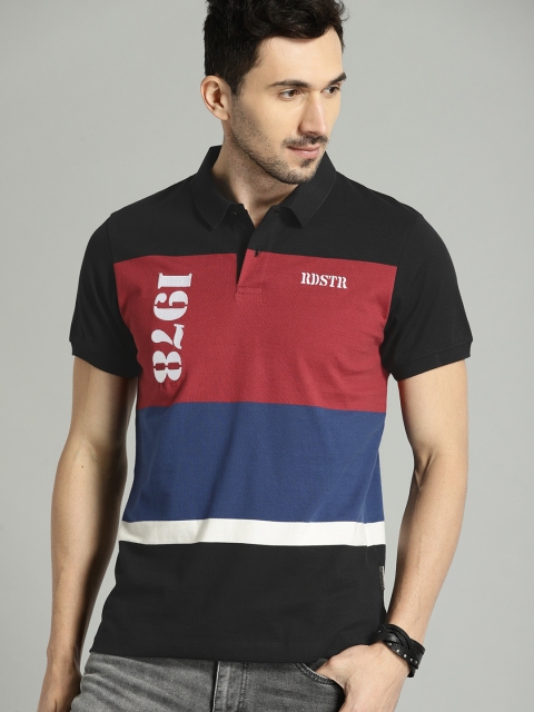 The Roadster Lifestyle Co Men Black Red Colourblocked Polo Collar Pure Cotton T-shirt
The Roadster Lifestyle Co Men Black Red Colourblocked Polo Collar Pure Cotton T-shirt