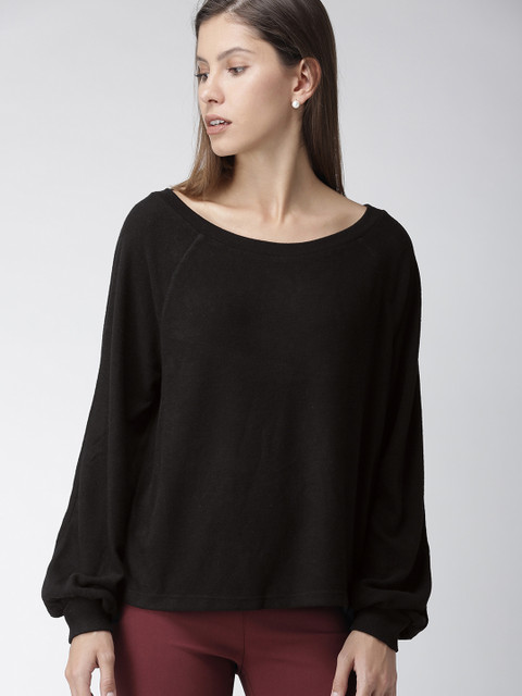FOREVER 21 Women Black Solid Top
FOREVER 21 Women Black Solid Top