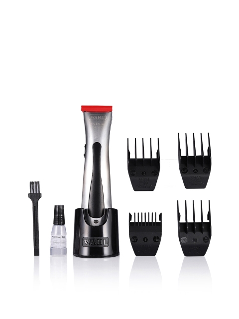 WAHL Men 08841-724 Beret L-Ion Cordless Trimmer - Silver-Toned
