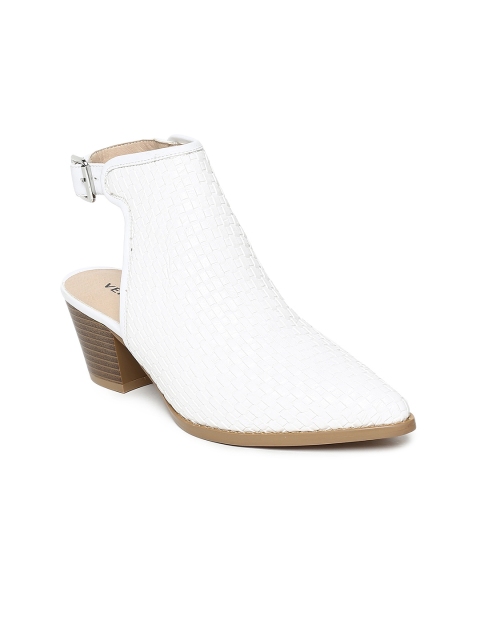 Vero Moda Women White Solid Pumps