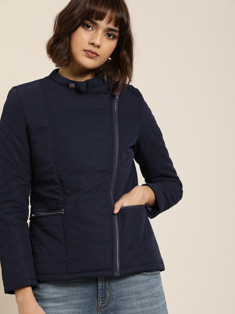 all about you Women Navy Blue Solid Padded Jacket
all about you Women Navy Blue Solid Padded Jacket
