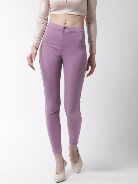 Marks & Spencer Women Lavender Super Skinny Fit High-Rise Clean Look Stretchable Jeans
Marks & Spencer Women Lavender Super Skinny Fit High-Rise Clean Look Stretchable Jeans