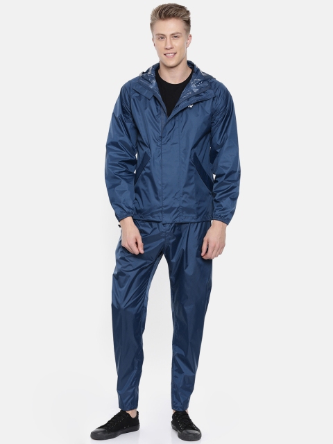 Wildcraft Men Navy Blue Solid Rain Suit