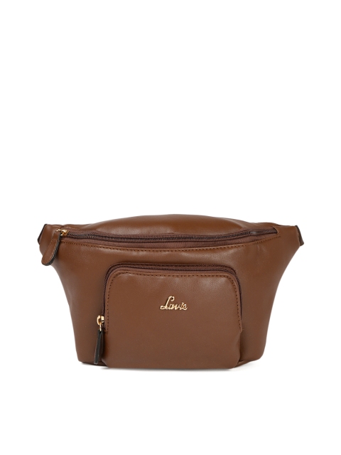 Lavie Women Brown Solid Waistpouch
