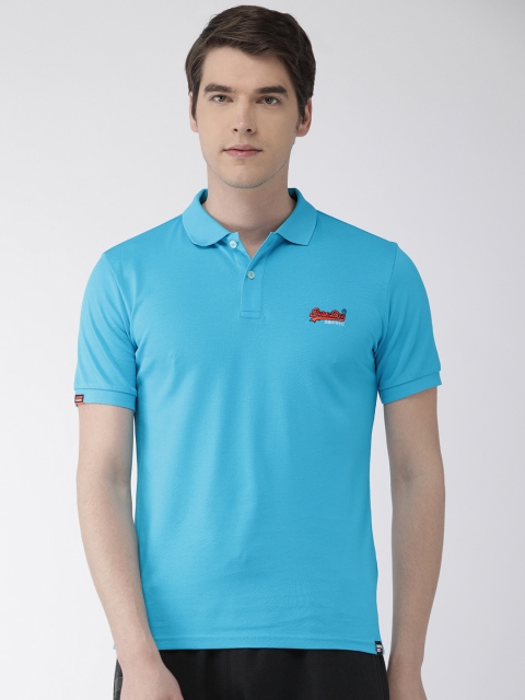 Superdry Premium Men Turquoise Blue Solid City Fit MERCERISED LITE Polo Collar T-shirt
Superdry Premium Men Turquoise Blue Solid City Fit MERCERISED LITE Polo Collar T-shirt