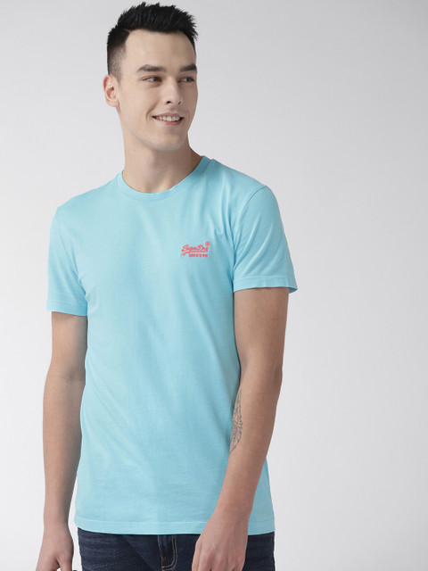 Superdry Men Blue Solid Round Neck T-shirt
Superdry Men Blue Solid Round Neck T-shirt