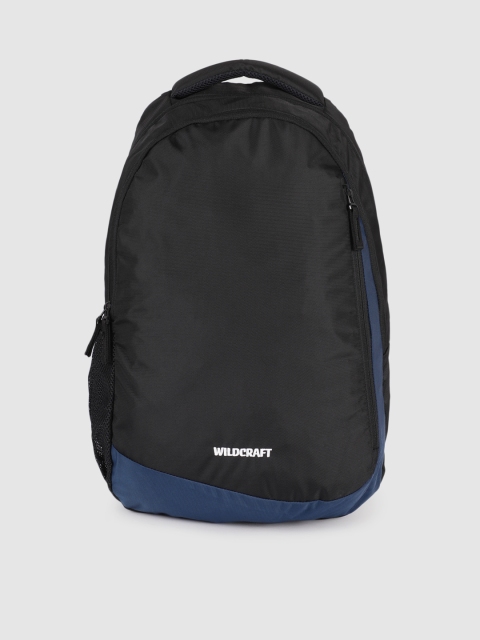 Wildcraft Unisex Black Drum Backpack
