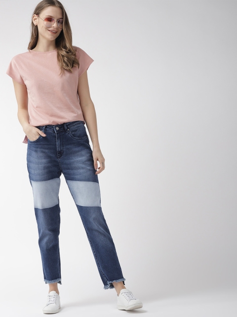 Mast & Harbour Women Blue Boyfriend Fit Mid-Rise Clean Look Stretchable Cropped Jeans
Mast & Harbour Women Blue Boyfriend Fit Mid-Rise Clean Look Stretchable Cropped Jeans