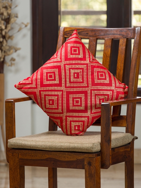 ExclusiveLane Red Single Geometric Square Geometrical Pattern Hand Blocked Cushion Covers
ExclusiveLane Red Single Geometric Square Geometrical Pattern Hand Blocked Cushion Covers