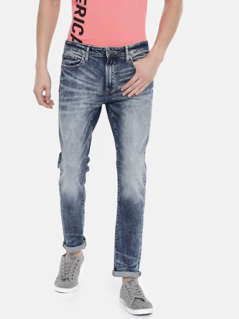 AMERICAN EAGLE OUTFITTERS Men Blue Flex Slim Fit Mid-Rise Clean Look Stretchable Jeans
AMERICAN EAGLE OUTFITTERS Men Blue Flex Slim Fit Mid-Rise Clean Look Stretchable Jeans