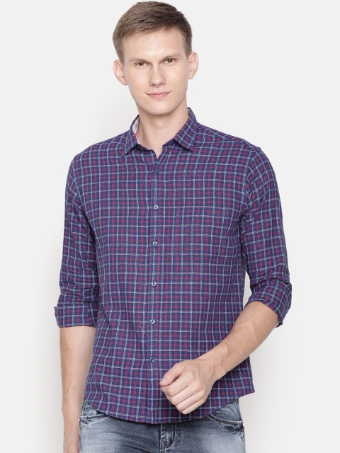 CAVALLO by Linen Club Men Cotton Linen Navy Blue & Red Regular Fit Checked Casual Shirt
CAVALLO by Linen Club Men Cotton Linen Navy Blue & Red Regular Fit Checked Casual Shirt