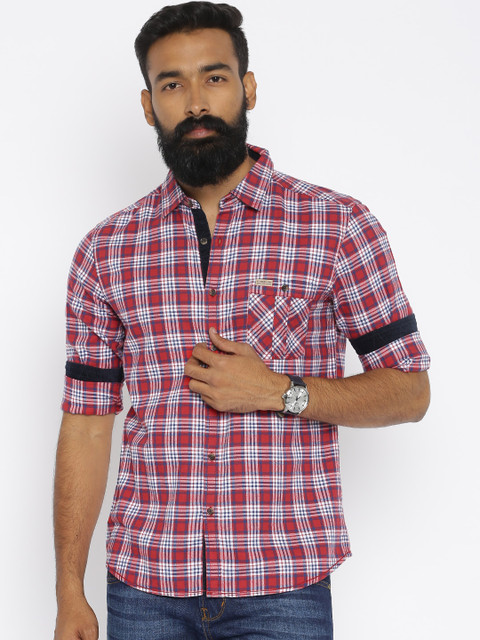Flying Machine Red & Blue Checked Casual Shirt
Flying Machine Red & Blue Checked Casual Shirt