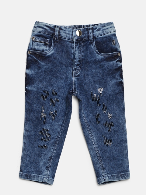 Gini and Jony Girls Navy Regular Fit Mid-Rise Clean Look Stretchable Jeans, Navy blue
Gini and Jony Girls Navy Regular Fit Mid-Rise Clean Look Stretchable Jeans, Navy blue