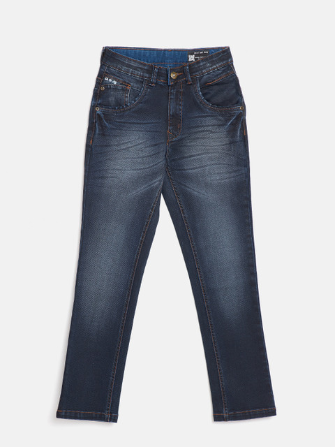 Gini and Jony Boys Navy Regular Fit Mid-Rise Clean Look Stretchable Jeans, Navy blue
Gini and Jony Boys Navy Regular Fit Mid-Rise Clean Look Stretchable Jeans, Navy blue