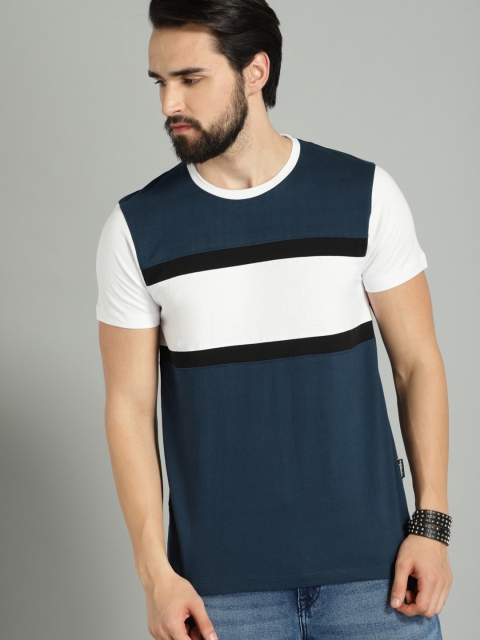 The Roadster Lifestyle Co Men Teal Blue White Colourblocked Round Neck Pure Cotton T-shirt
The Roadster Lifestyle Co Men Teal Blue White Colourblocked Round Neck Pure Cotton T-shirt