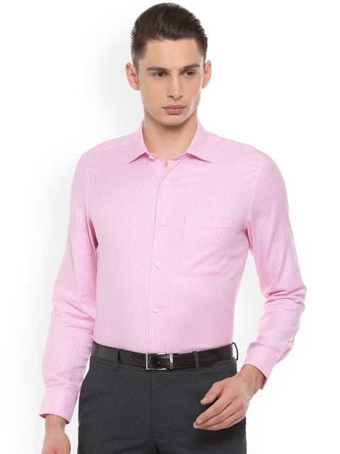 Louis Philippe Men Pink Regular Fit Checked Permapress finest wrinkle free Formal Shirt
Louis Philippe Men Pink Regular Fit Checked Permapress finest wrinkle free Formal Shirt