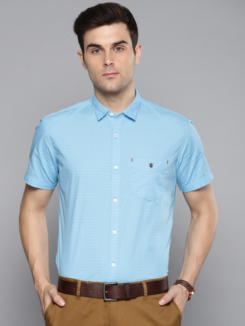 Louis Philippe Sport Men Turquoise Blue & White Slim Fit Printed Casual Shirt
Louis Philippe Sport Men Turquoise Blue & White Slim Fit Printed Casual Shirt