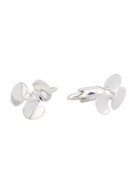 shaze Silver-Toned Quirky Cufflinks