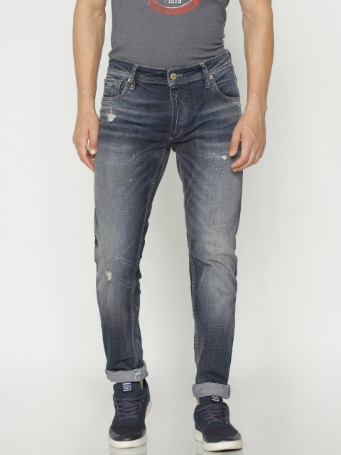 Jack & Jones Men Blue Tim Slim Fit Mid-Rise Mildly Distressed Stretchable Jeans
Jack & Jones Men Blue Tim Slim Fit Mid-Rise Mildly Distressed Stretchable Jeans