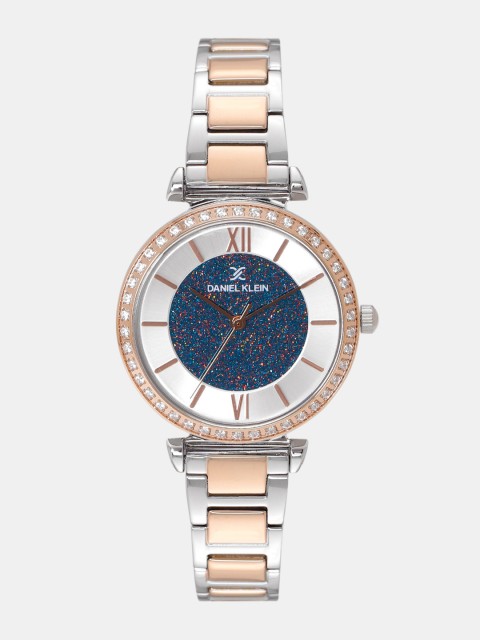 Daniel Klein Premium Women Blue & Silver-Toned Embellished Analogue Watch DK12042-6
Daniel Klein Premium Women Blue & Silver-Toned Embellished Analogue Watch DK12042-6