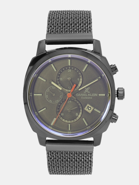Daniel Klein Men Olive Green Analogue Watch 12138-3