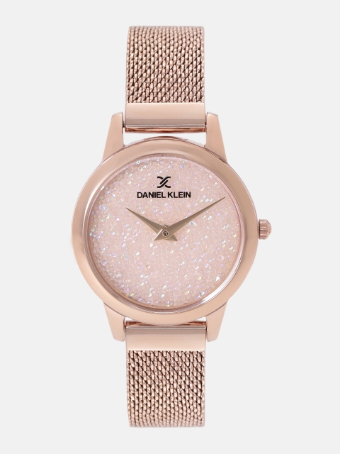 Daniel Klein Premium Women Peach-Coloured Analogue Watch 12040-2