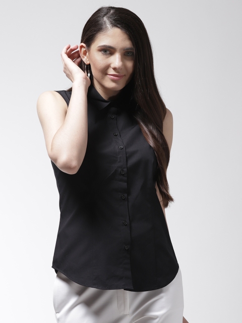 Marks & Spencer Women Black Solid Casual Shirt